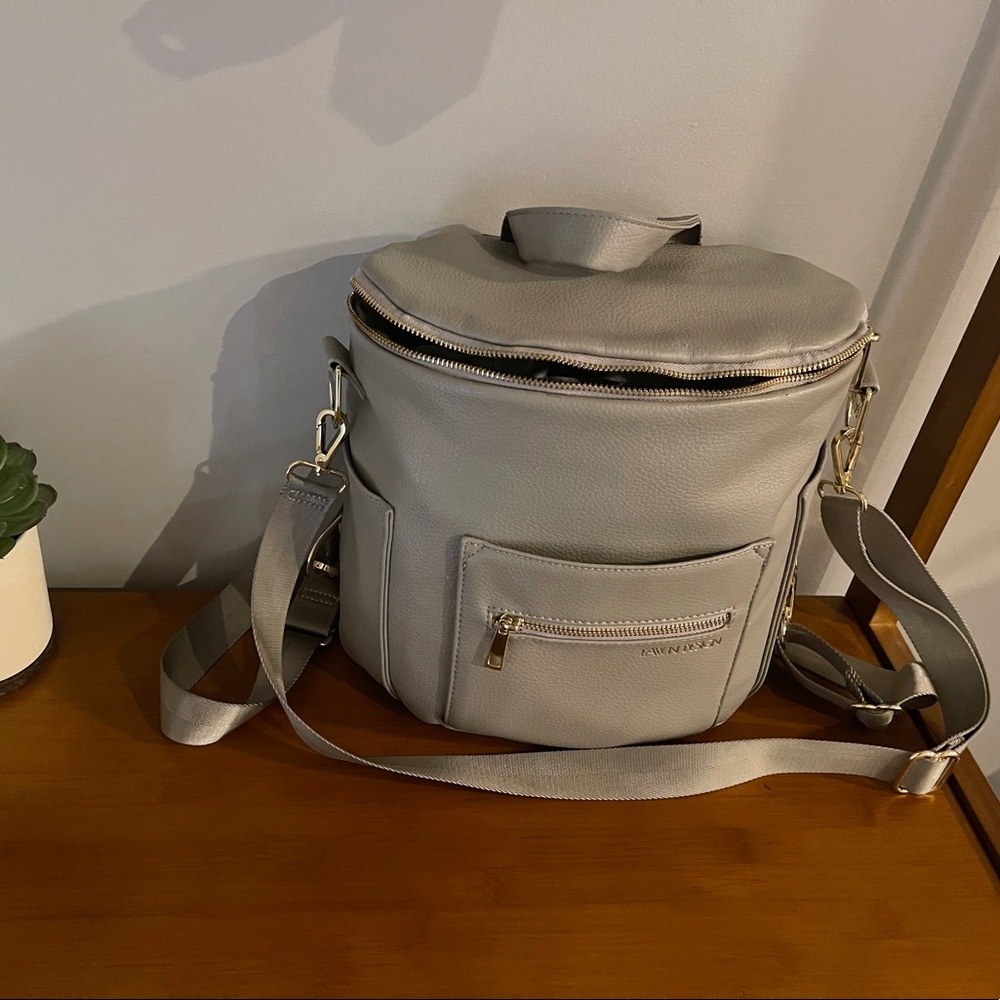 Fawn Original Diaper Bag in Gray